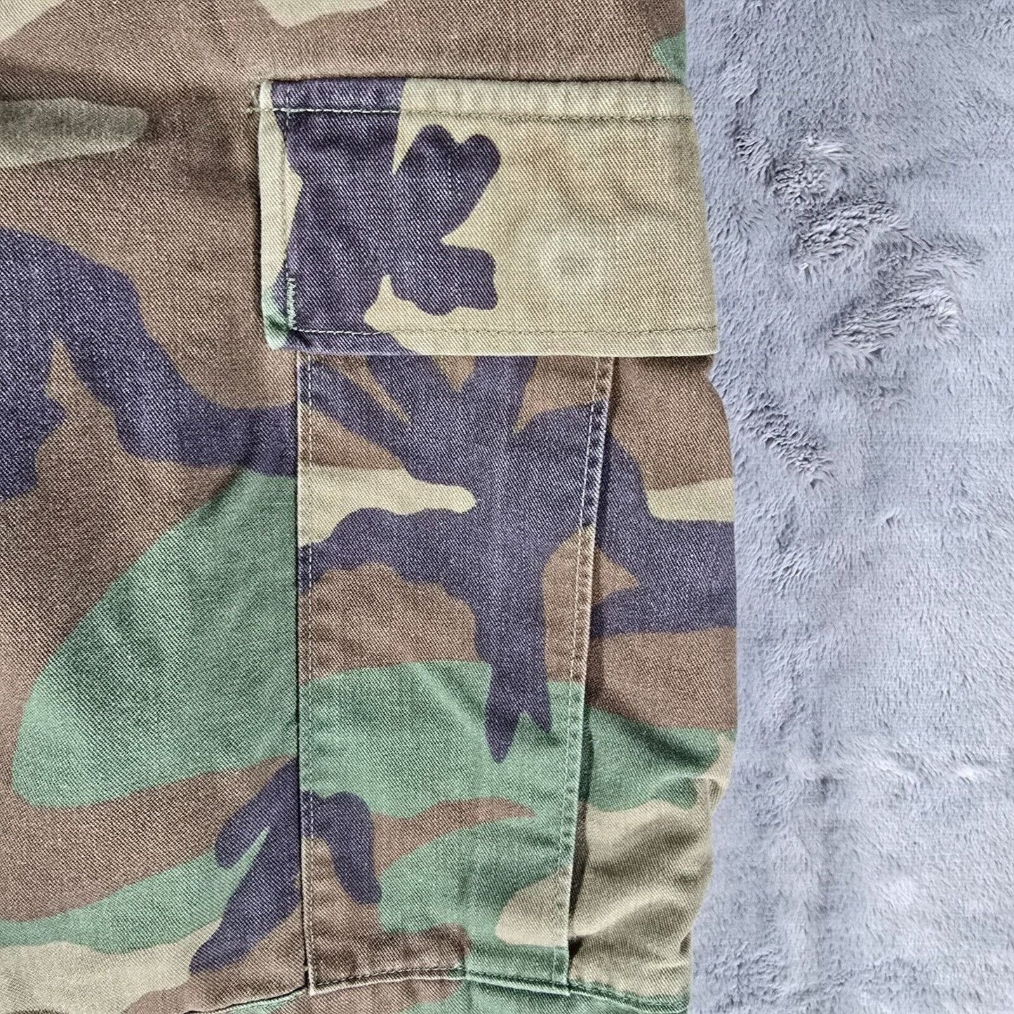 Vintage 1994 U.S. Military Woodland Camouflage Pattern Combat Trousers (30x30)