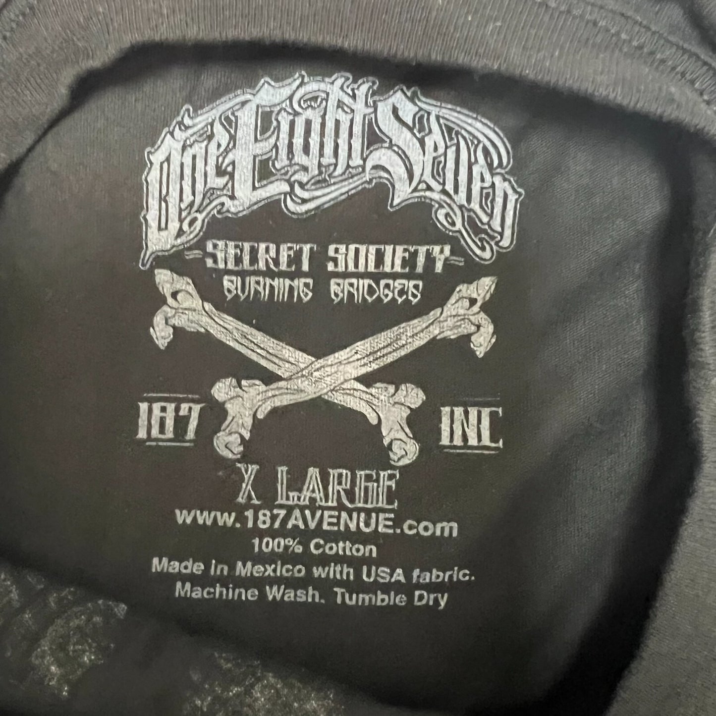 187 Inc Brittanya Razavi "Booze Boobs Tattos" Graphic T-Shirt New With Tags (XS)