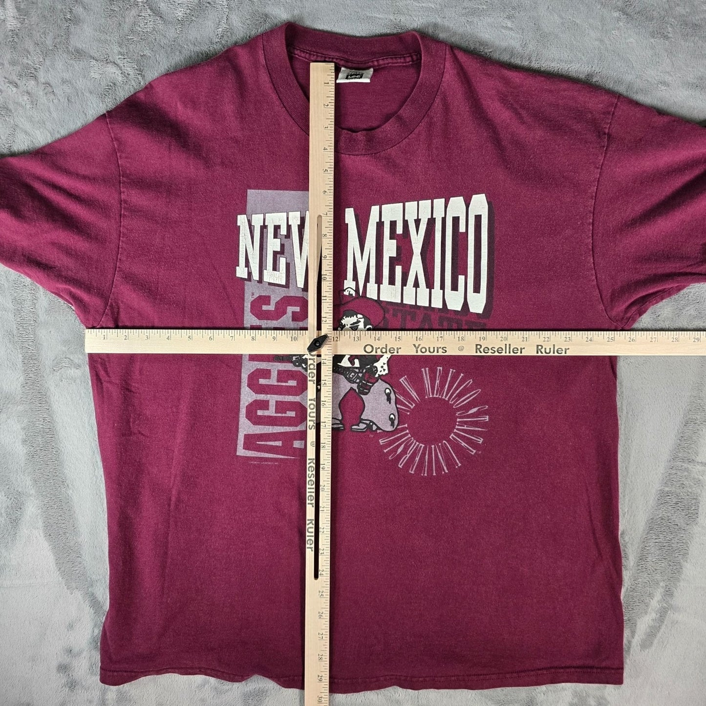 Vintage 1990s Lee Heavyweight New Mexico State Aggies Pistol Pete T-Shirt (XXL)