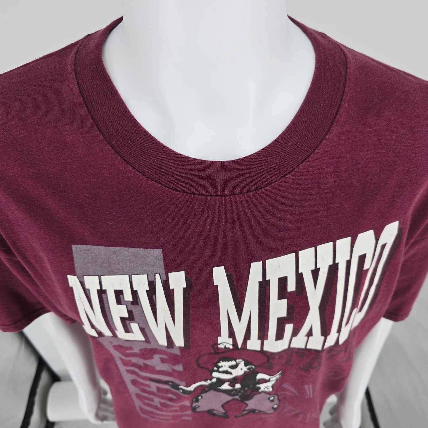 Vintage 1990s Lee Heavyweight New Mexico State Aggies Pistol Pete T-Shirt (XXL)