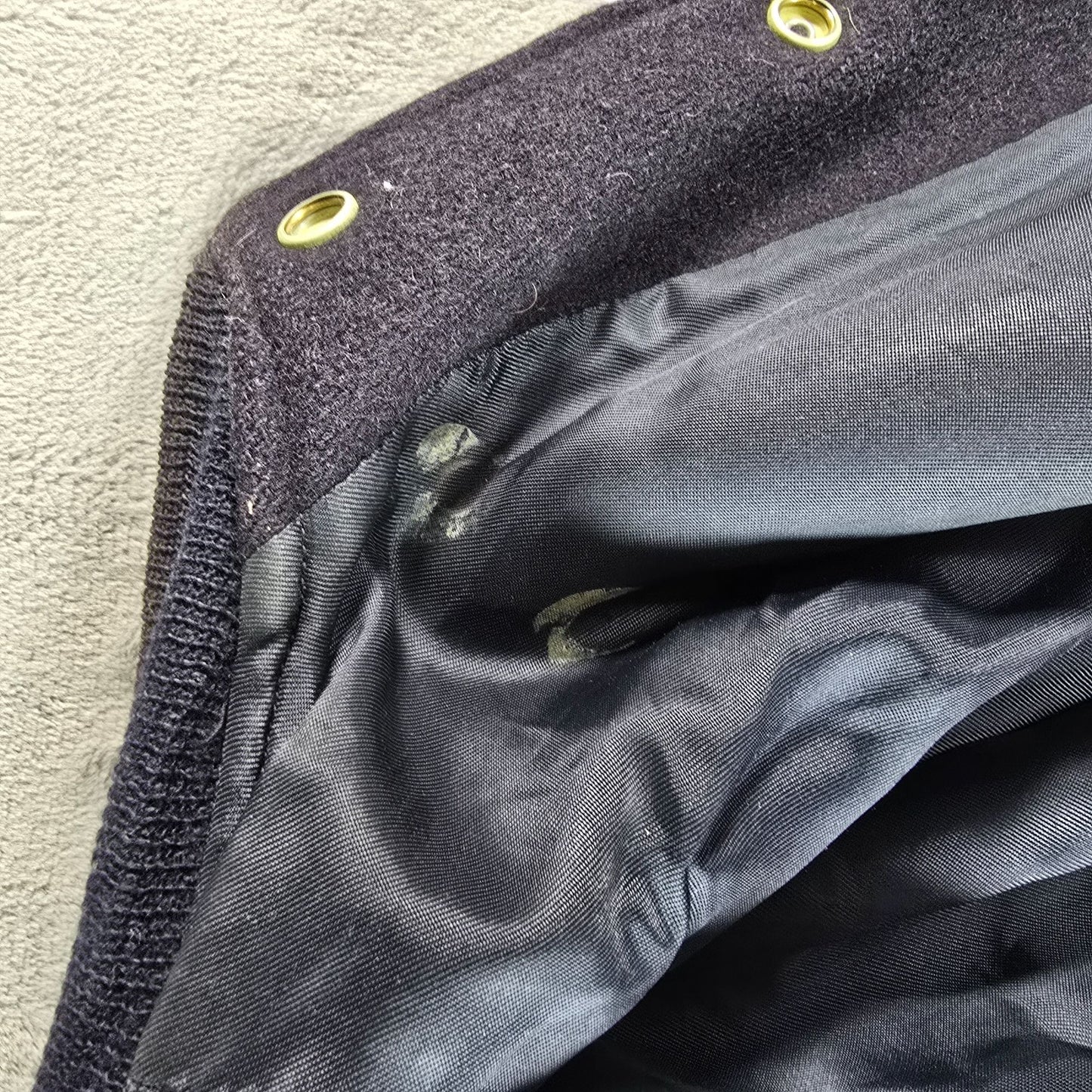 Vintage 1970s VFW Veterans of Foreign Wars Wool/Leather Varsity Jacket (S)