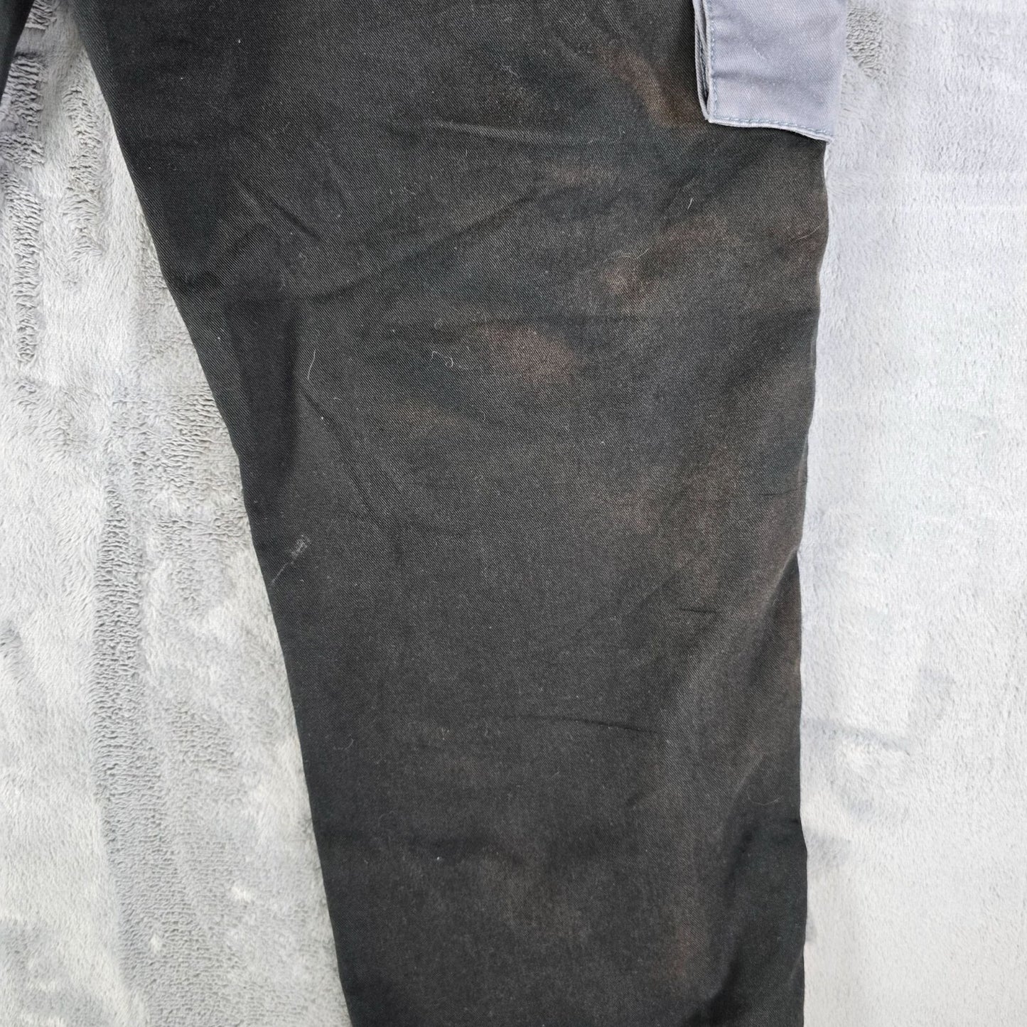 Toptex Pro Distressed Mens Reflective Black German Cargo Utility Pants (35x30)