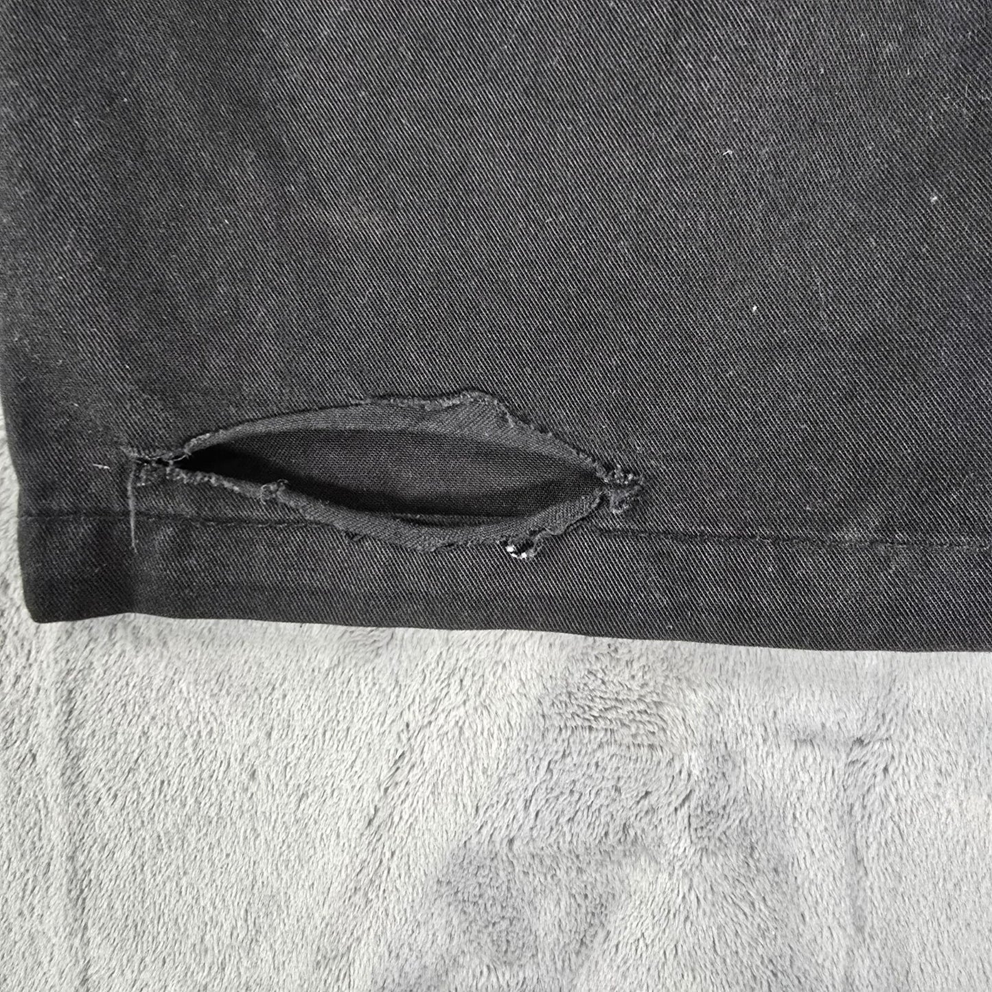 Toptex Pro Distressed Mens Reflective Black German Cargo Utility Pants (35x30)