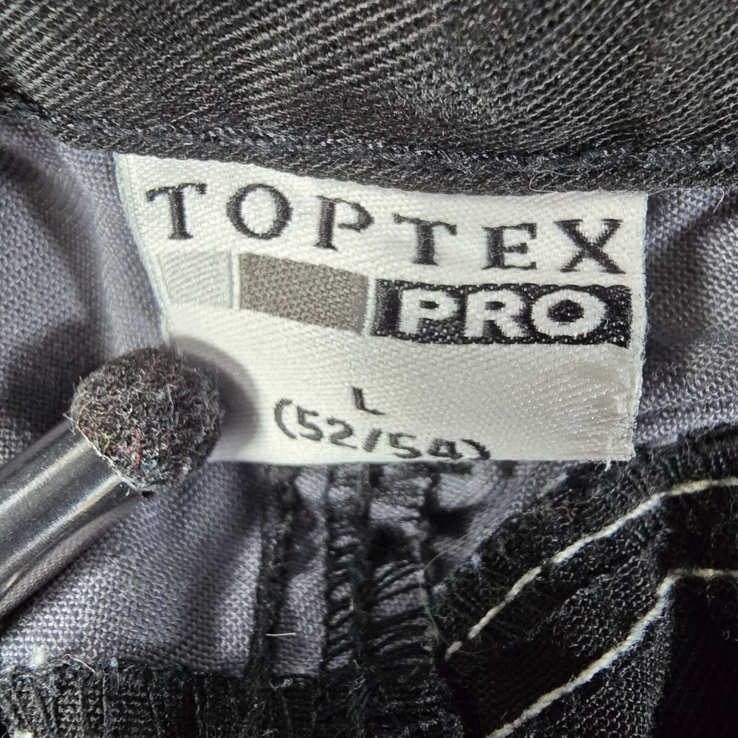 Toptex Pro Distressed Mens Reflective Black German Cargo Utility Pants (35x30)