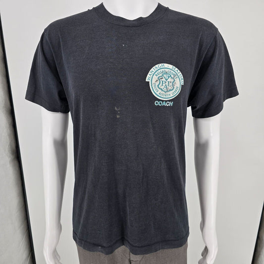 Vintage Wantagh-Seaford Nassau County Police Activity League Coach T-Shirt (M)