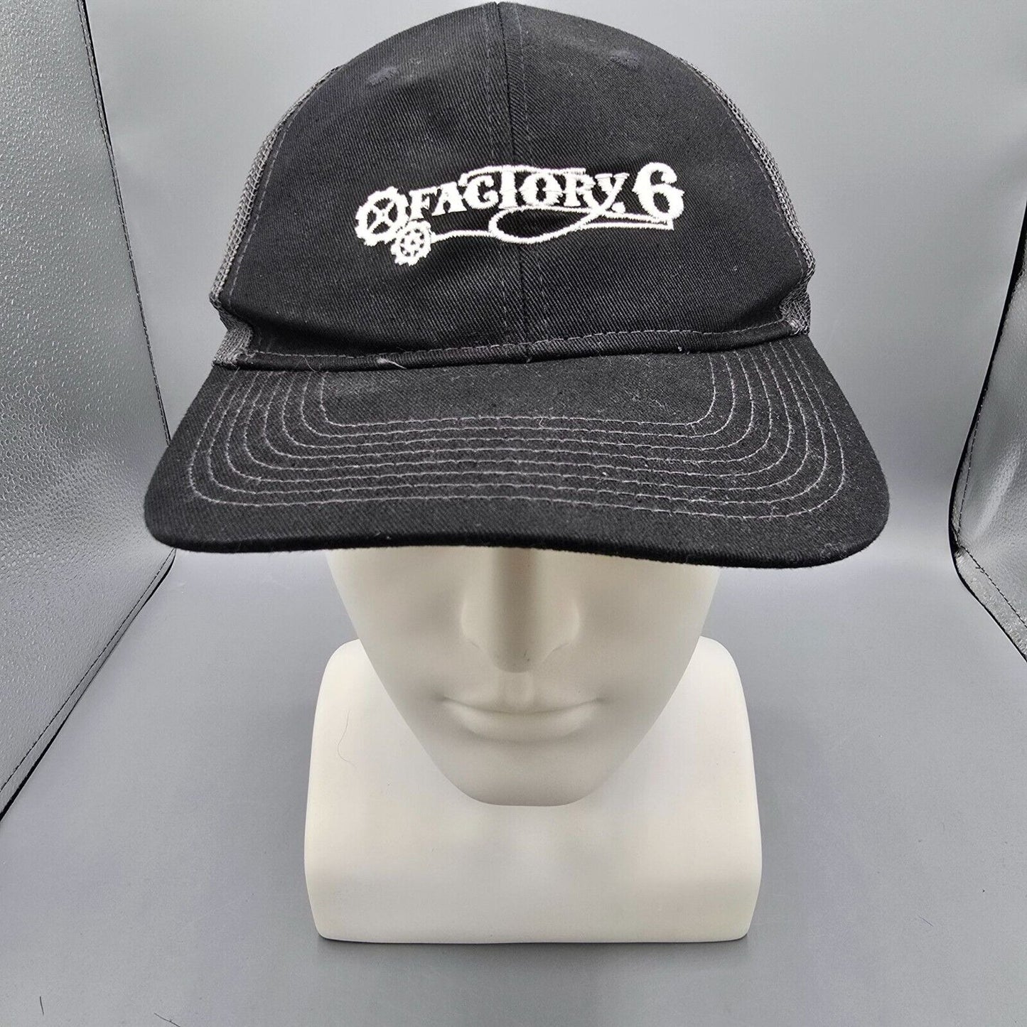 Factory 6 Contract Manufacturing & Packaging Black Port Authority Trucker Hat