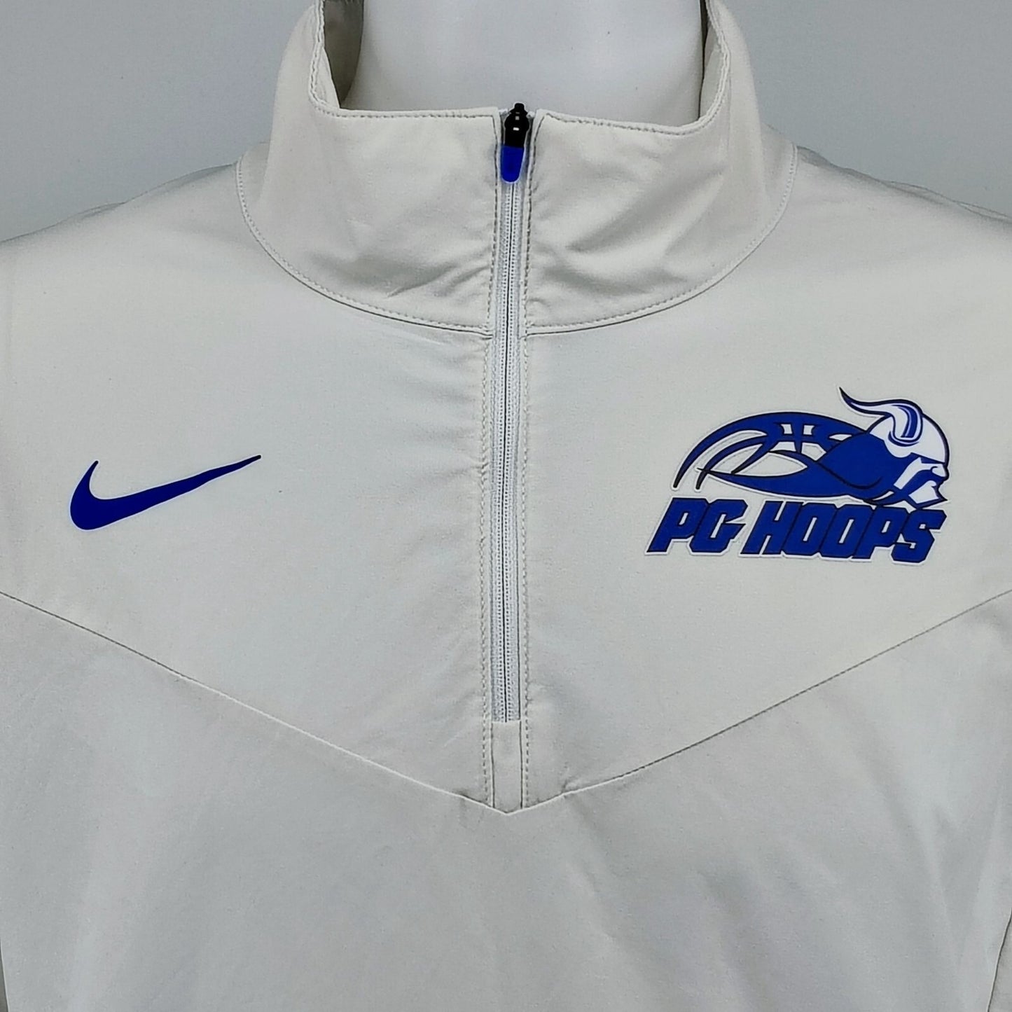 Nike Pleasant Grove High School Viking Blue and White Coaches' Vented Jacket (XL