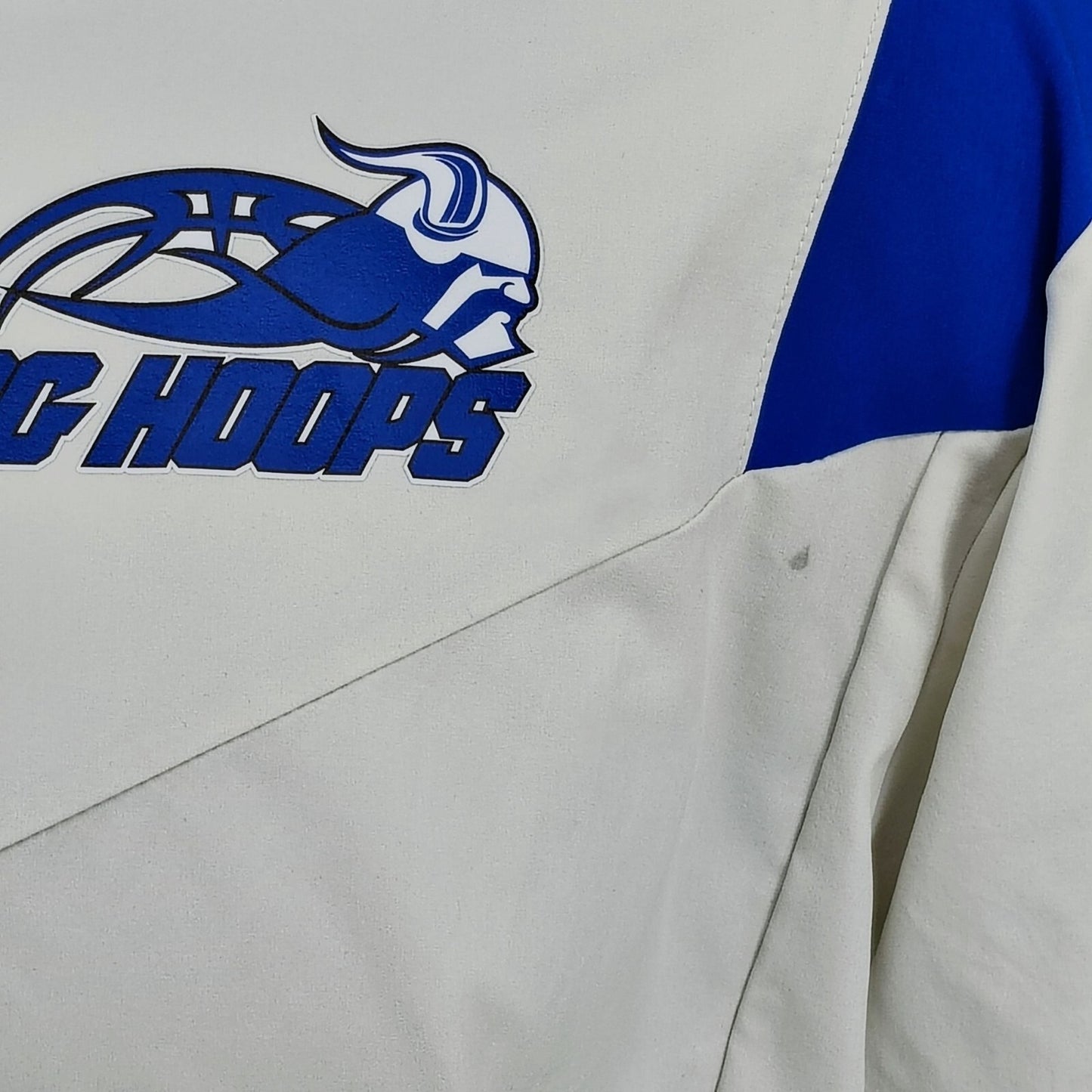 Nike Pleasant Grove High School Viking Blue and White Coaches' Vented Jacket (XL