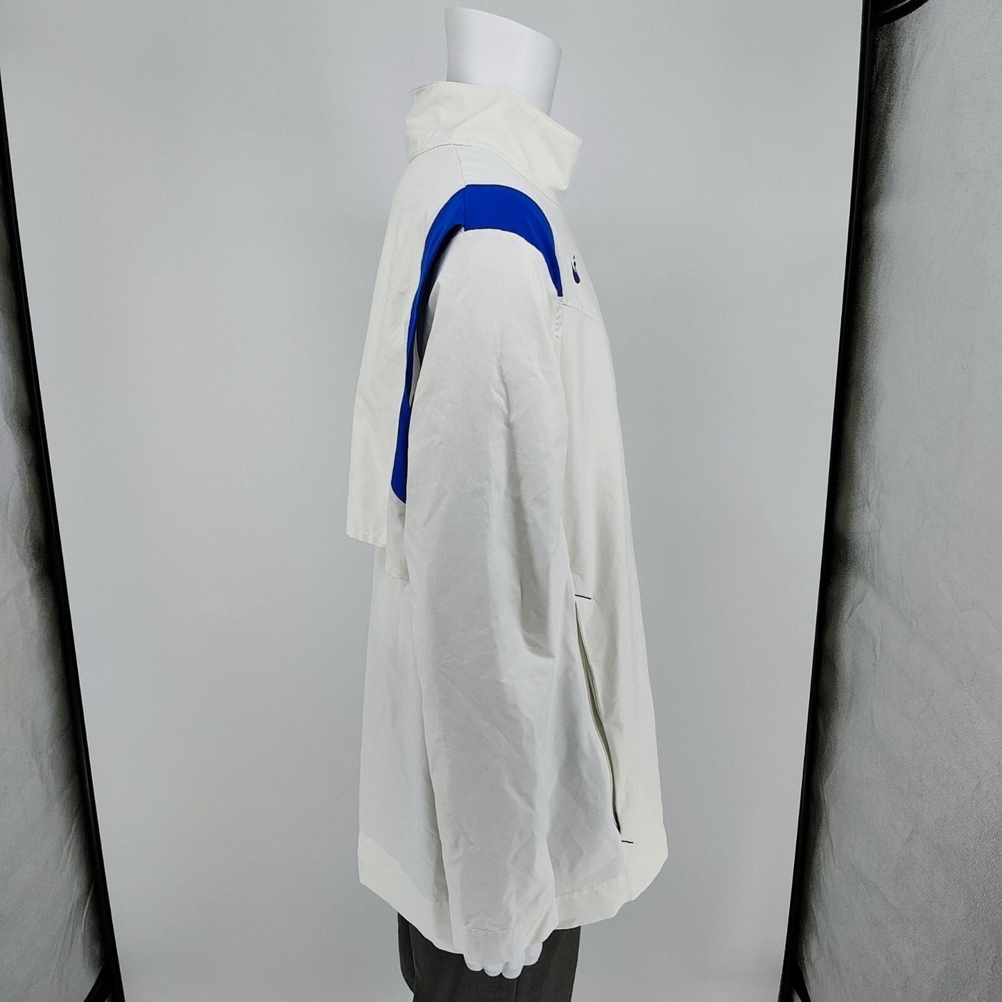 Nike Pleasant Grove High School Viking Blue and White Coaches' Vented Jacket (XL