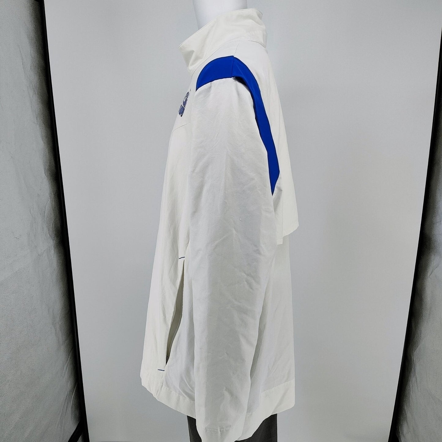 Nike Pleasant Grove High School Viking Blue and White Coaches' Vented Jacket (XL