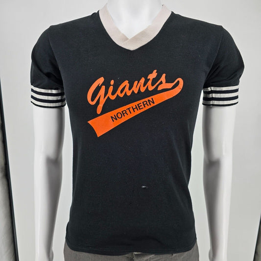 Vintage 1980s Distressed Northern Giants Tonka Tire Co. #15 Baseball Jersey (XS)