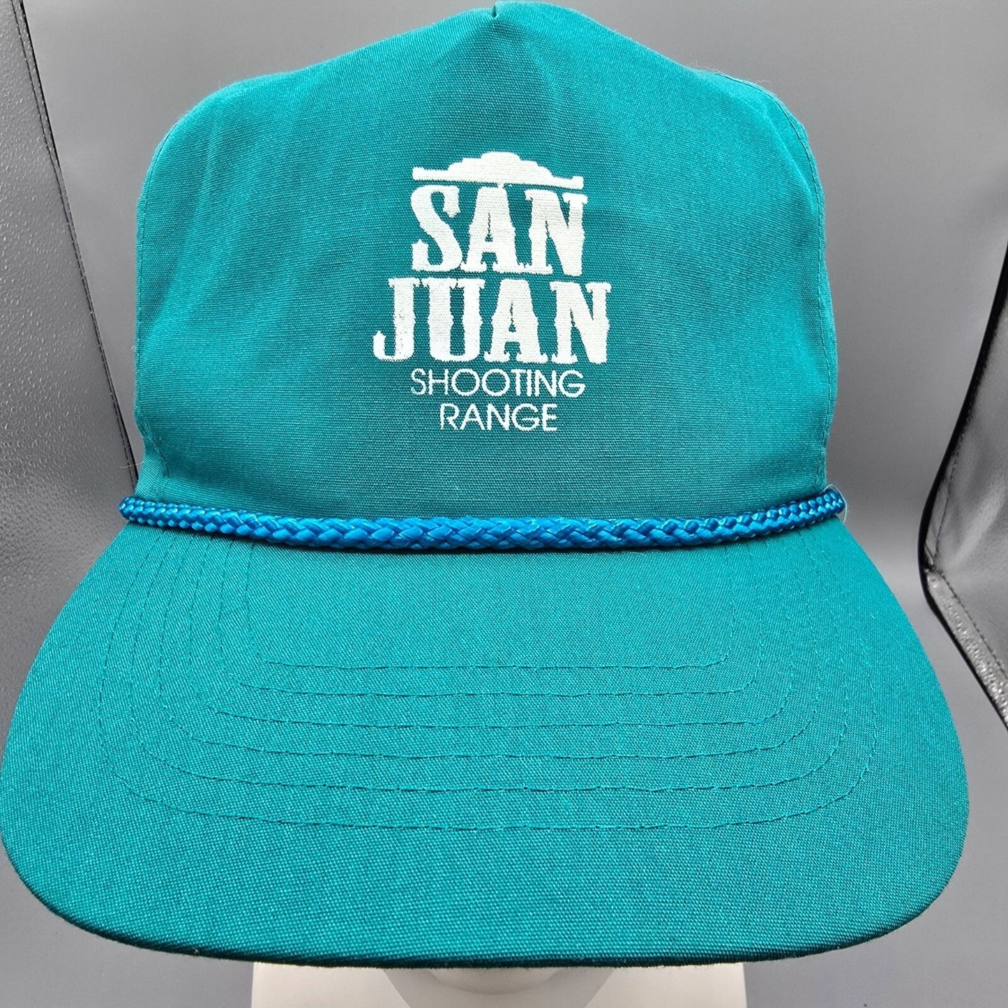 San Juan Shooting Range Montrose Colorado  Adjustable Five-Panel Teal Otto Cap