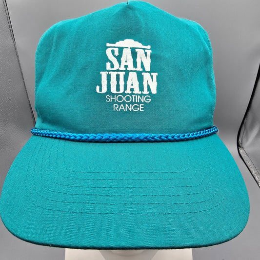 San Juan Shooting Range Montrose Colorado  Adjustable Five-Panel Teal Otto Cap