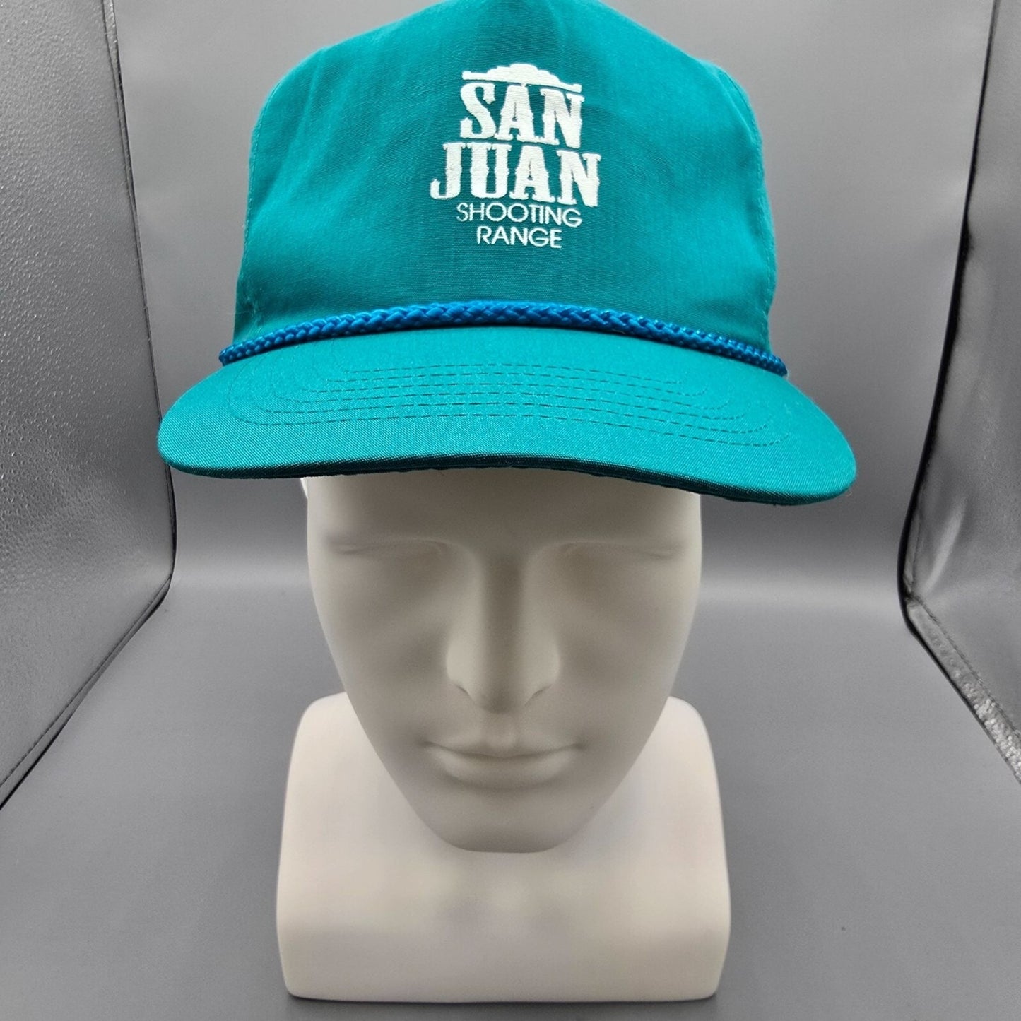 San Juan Shooting Range Montrose Colorado  Adjustable Five-Panel Teal Otto Cap