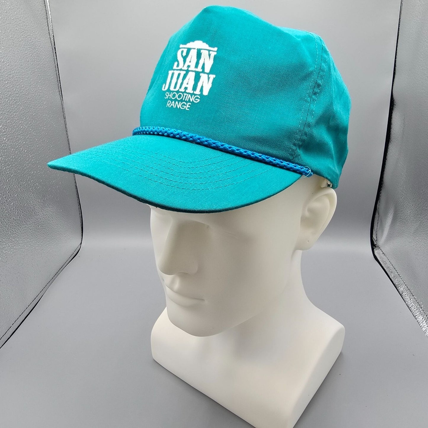 San Juan Shooting Range Montrose Colorado  Adjustable Five-Panel Teal Otto Cap