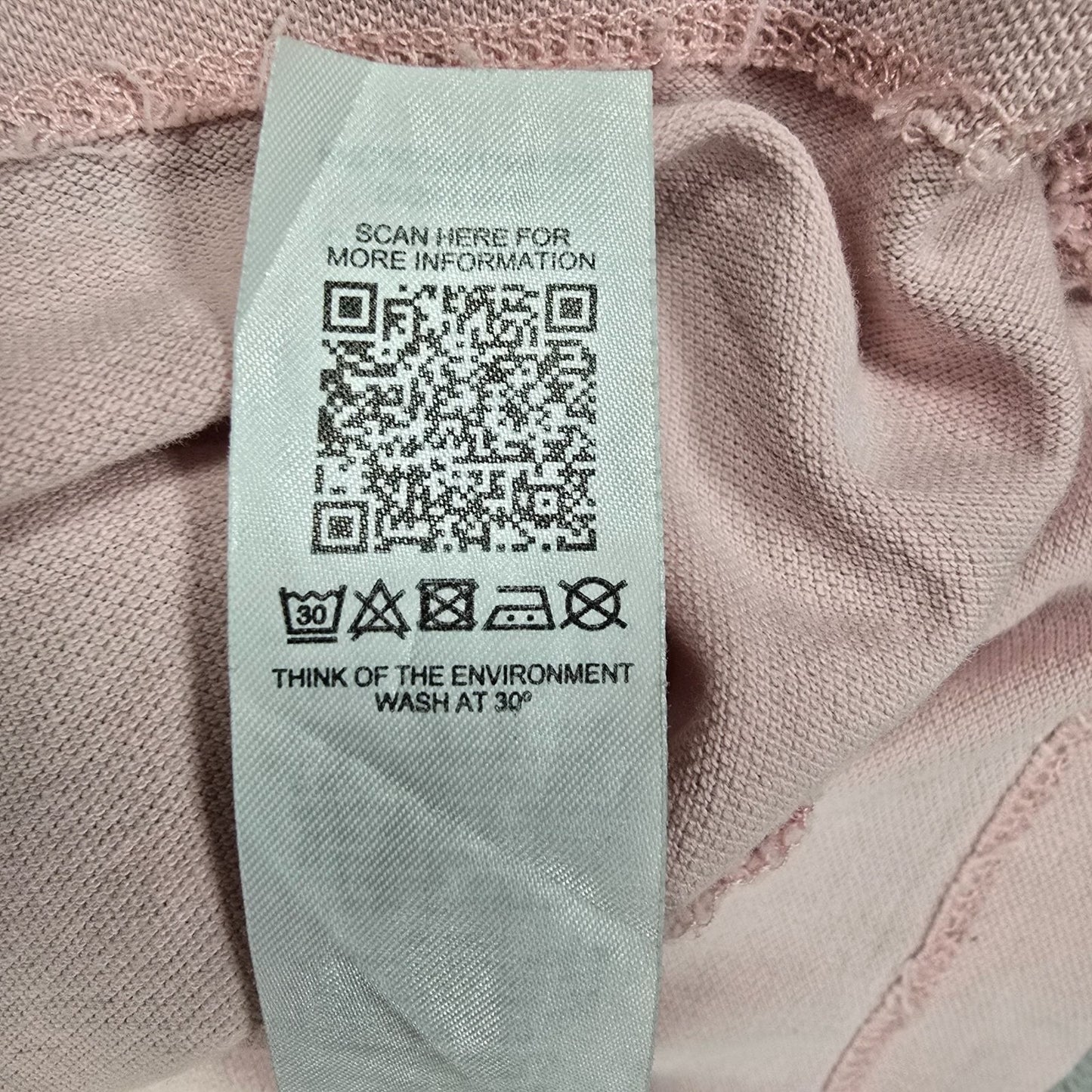 ASOS COLLUSION European Tour 2031 Pink Long Sleeve Knit T-Shirt (S) *Flawed