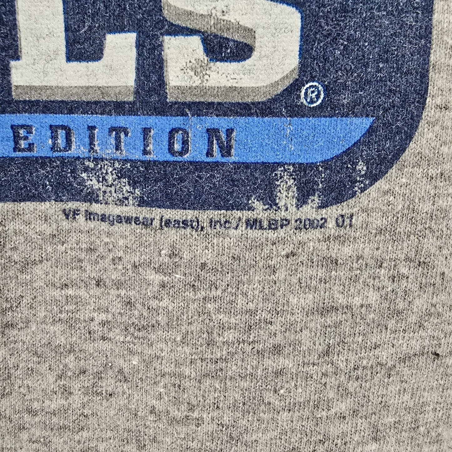 Vintage Y2K Lee Sport Anaheim Angels 2002 World Series Champions T-Shirt (2XL)