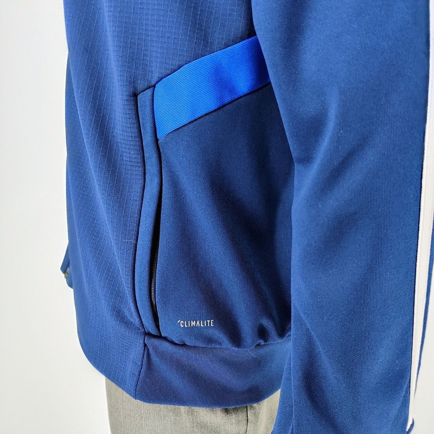 Adidas Navy Blue Tiro 2019 Orange County United FC Soccer Training Jacket (M)