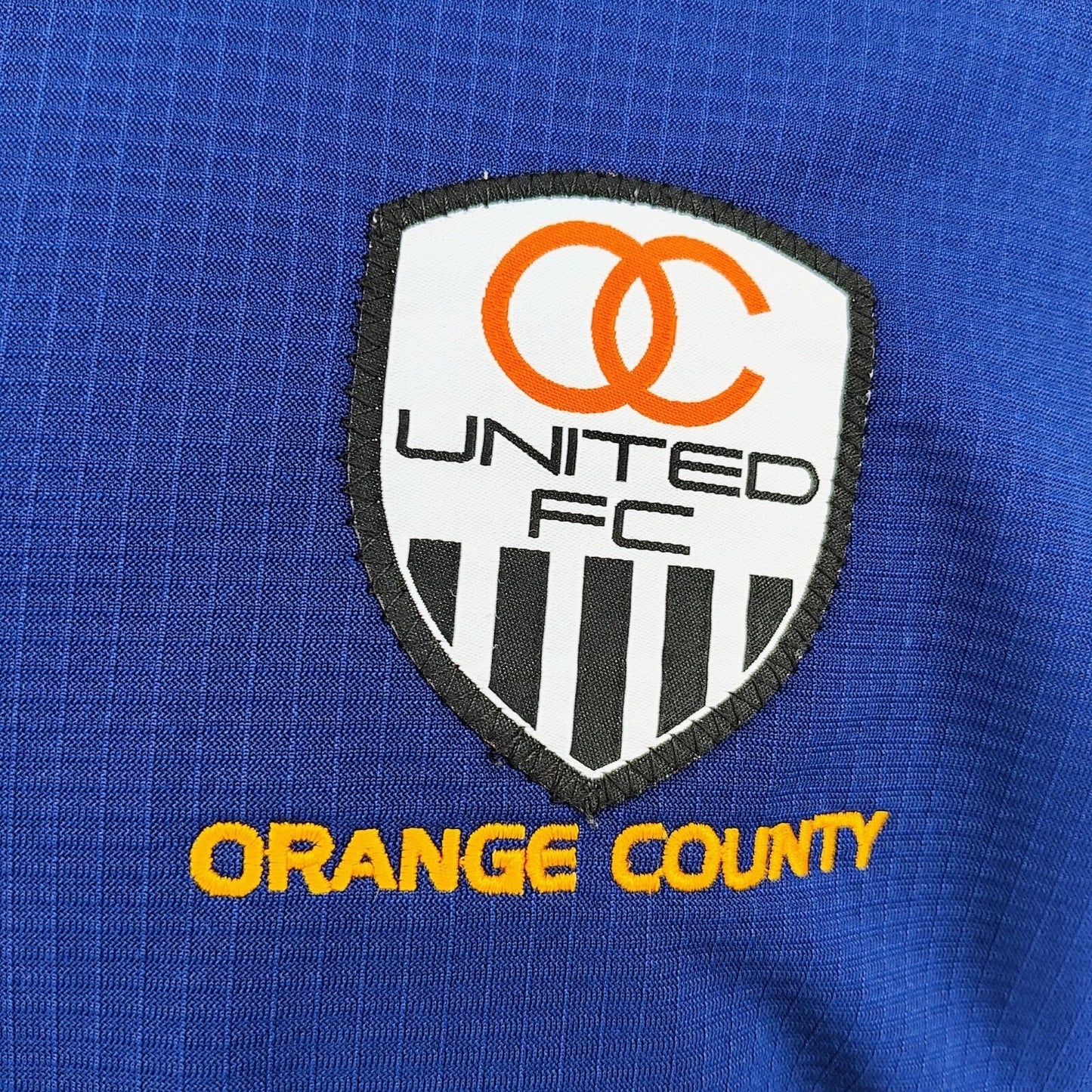 Adidas Navy Blue Tiro 2019 Orange County United FC Soccer Training Jacket (M)