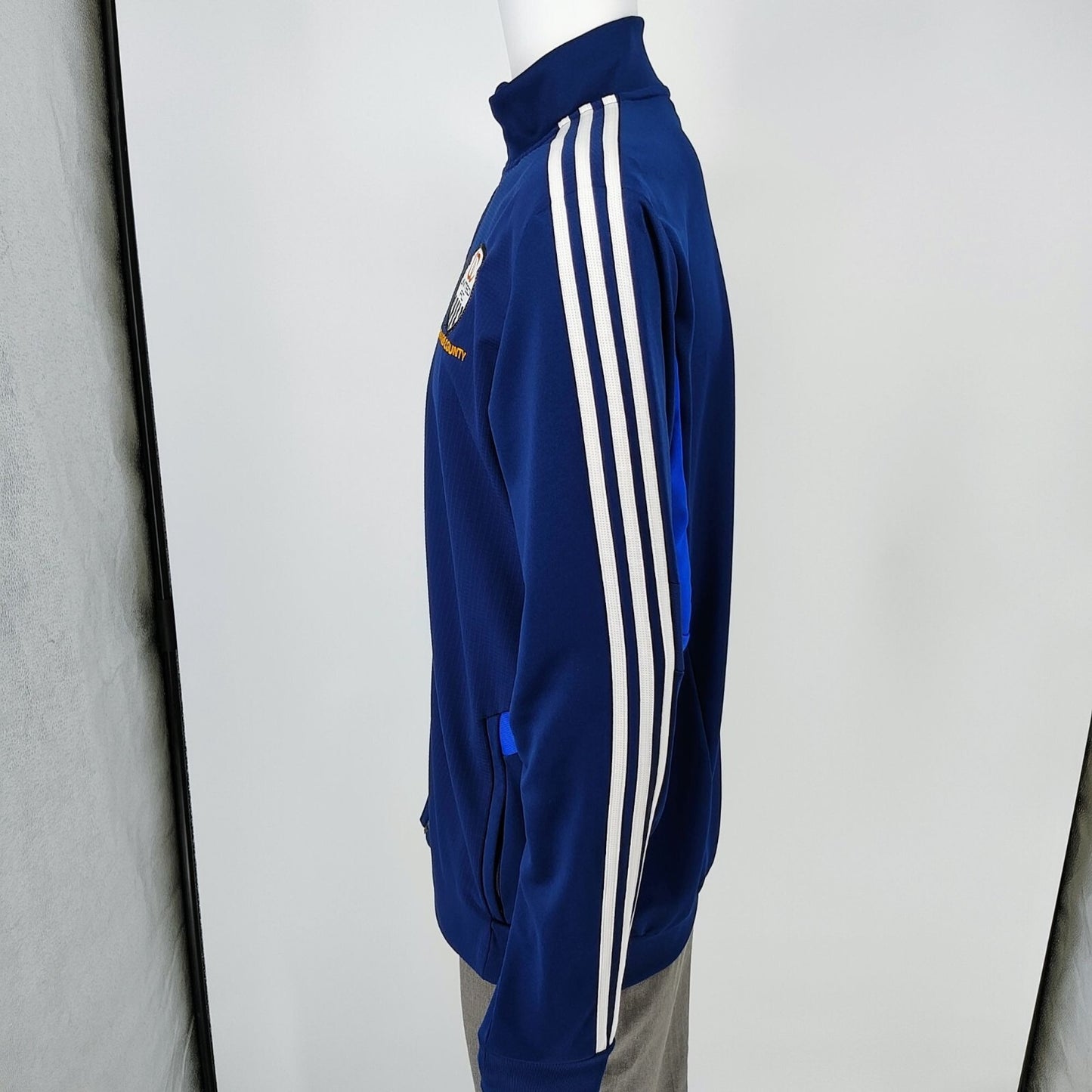 Adidas Navy Blue Tiro 2019 Orange County United FC Soccer Training Jacket (M)