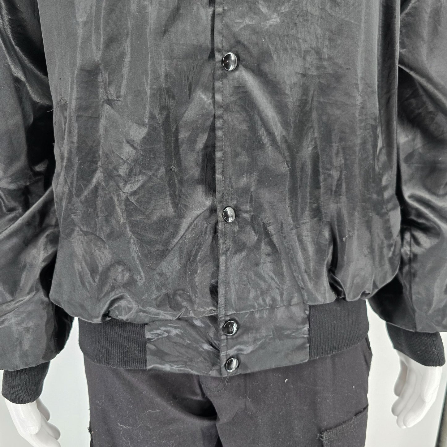 Vintage 1980s Chevrolet "The Heartbeat of America" Nylon Bomber Jacket (L)