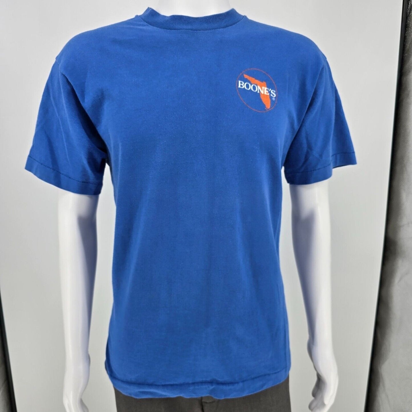 Vintage 1990s Fruit of the Loom Boone's Florida Single Stitch T-Shirt (L)