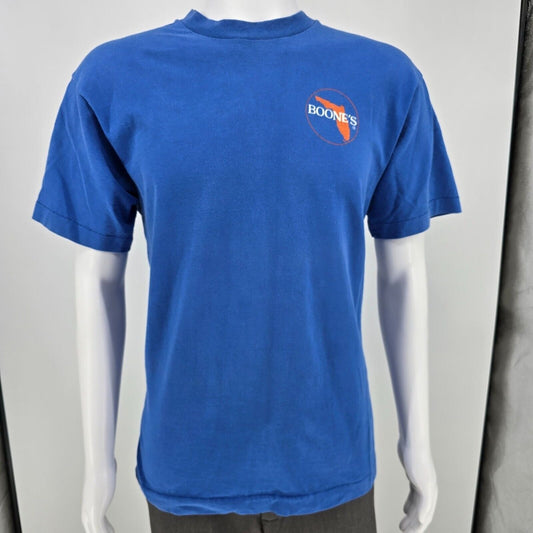 Vintage 1990s Fruit of the Loom Boone's Florida Single Stitch T-Shirt (L)