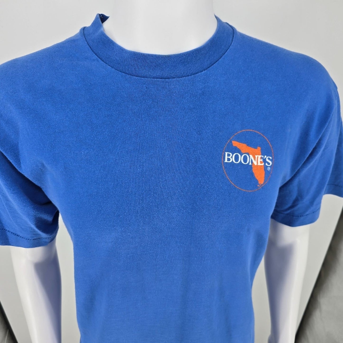 Vintage 1990s Fruit of the Loom Boone's Florida Single Stitch T-Shirt (L)