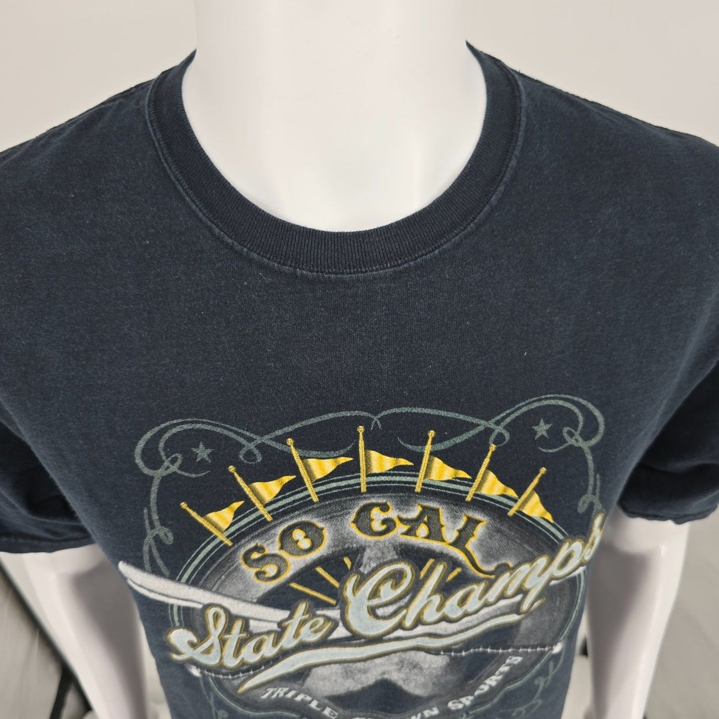 Early 2010s Triple Crown Sports So Cal Baseball State Champs Faded T-Shirt (M)