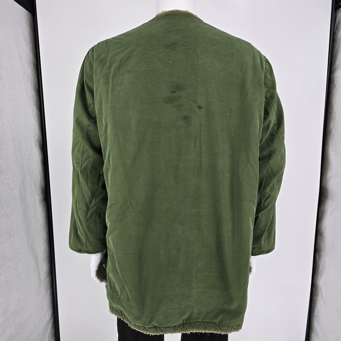 Vintage 1960s Swedish Military Olive Green M59 Parka Liner Jacket (C50/M)