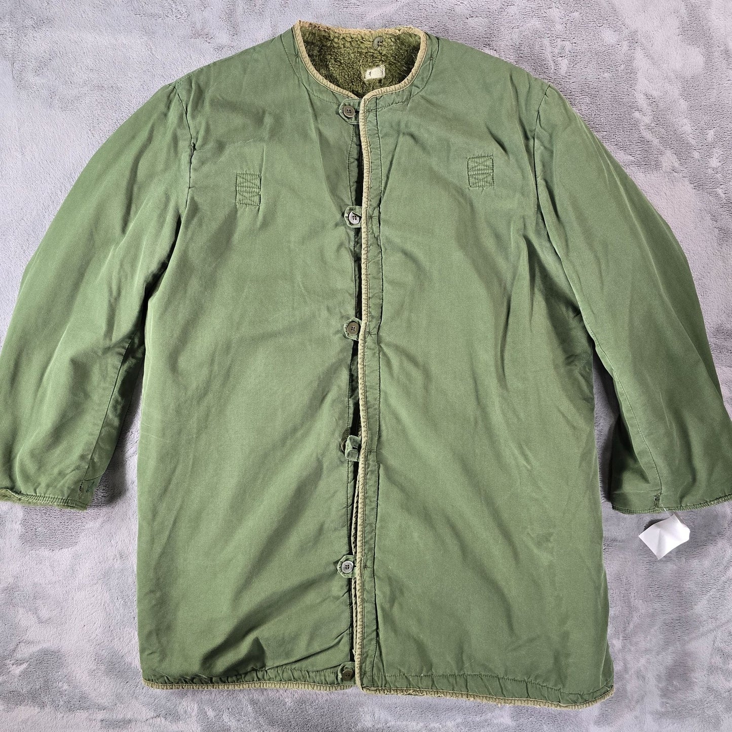 Vintage 1960s Swedish Military Olive Green M59 Parka Liner Jacket (C50/M)