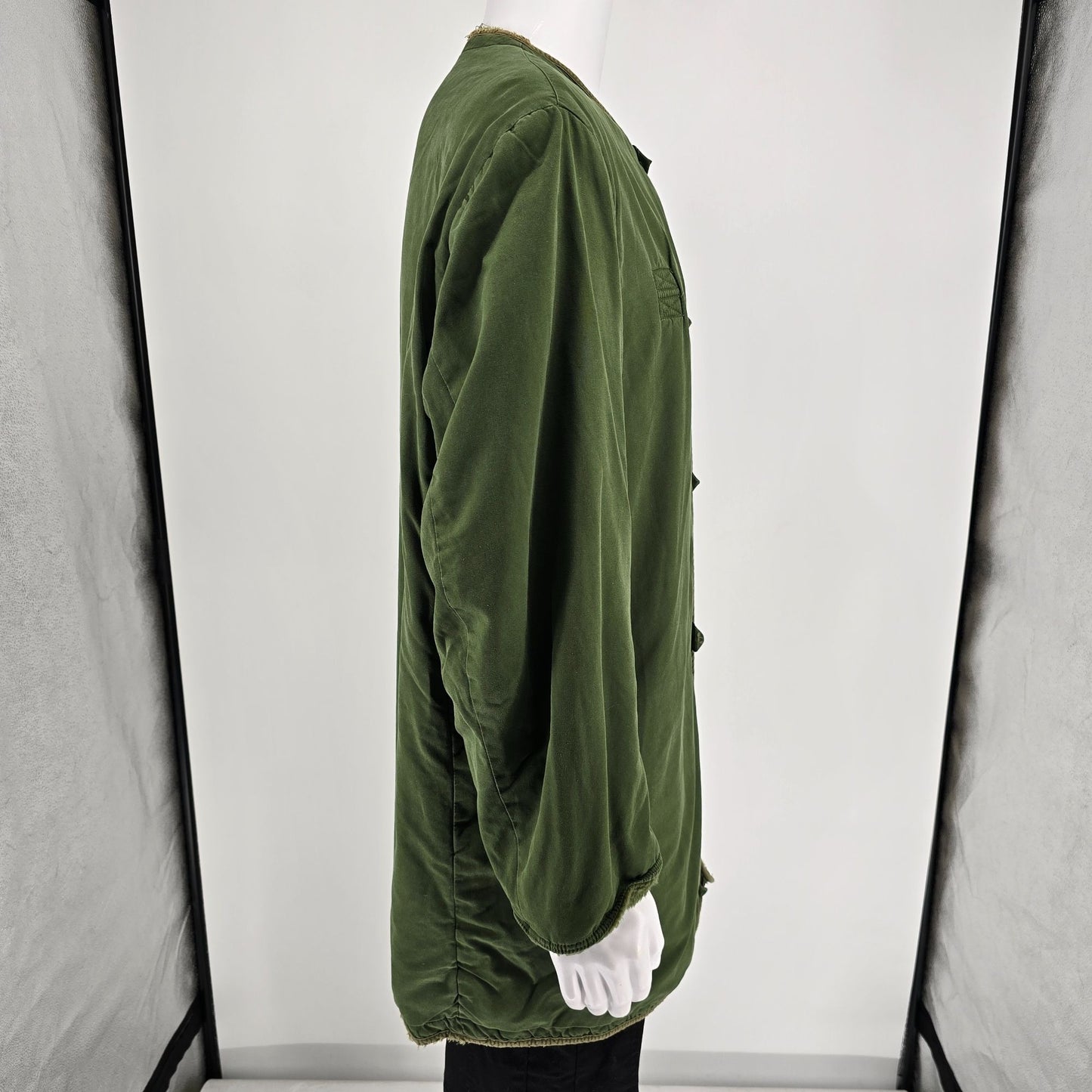 Vintage 1960s Swedish Military Olive Green M59 Parka Liner Jacket (C50/M)