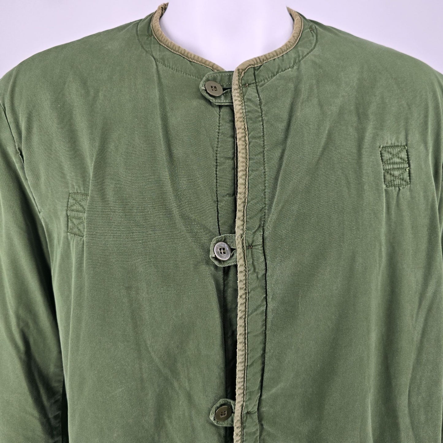 Vintage 1960s Swedish Military Olive Green M59 Parka Liner Jacket (C50/M)