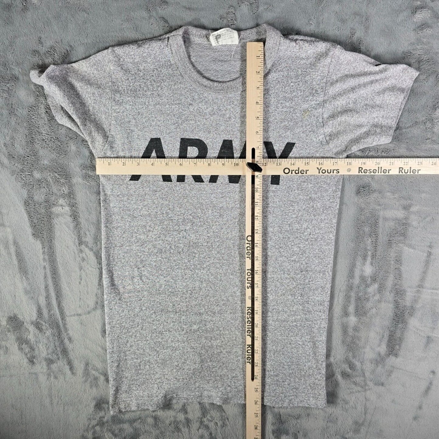 Vintage 1987 Champion U.S. Army Physical Fitness Uniform (PFU) Gray T-Shirt (XS)