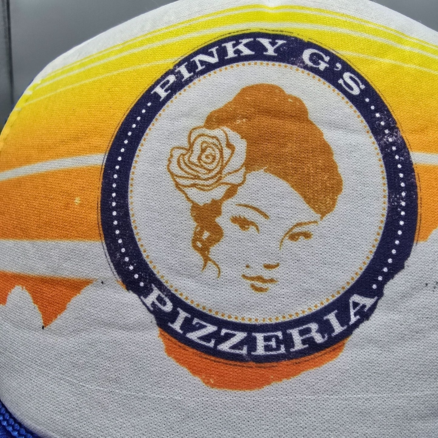Pinky G's Pizzeria Jackson Hole, Wyoming Mesh Back Otto Collection Trucker Hat