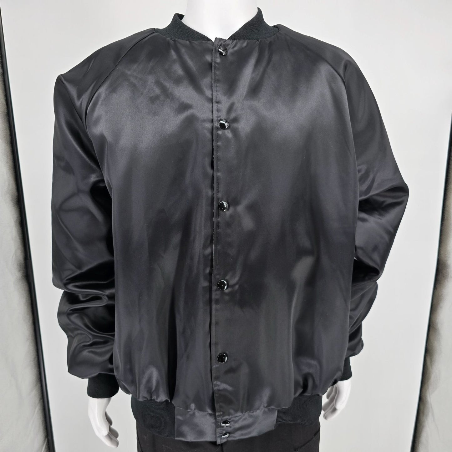 Vintage 1990s Auburn Sportswear Cafe Roosevelt Back Graphic Nylon Jacket (XXL)