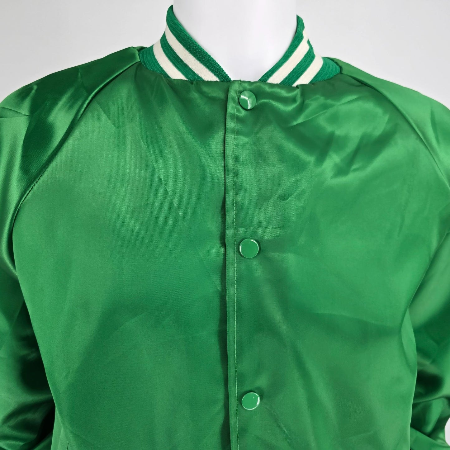 Vintage 1990s Delightful Times Dairy Goats Princeton, KY Satin Jacket (L)