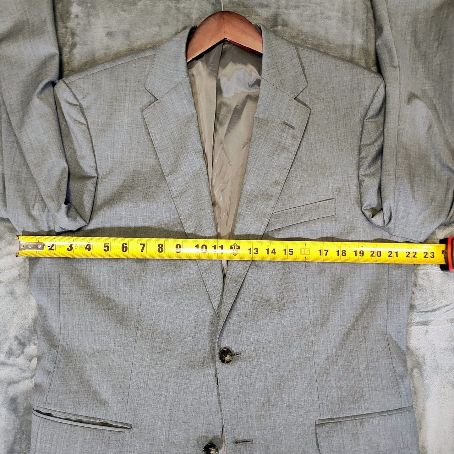 Boss Hugo Boss Gray Johnsont5/Lenon1 Johnston Lenon Suit Jacket (42L)