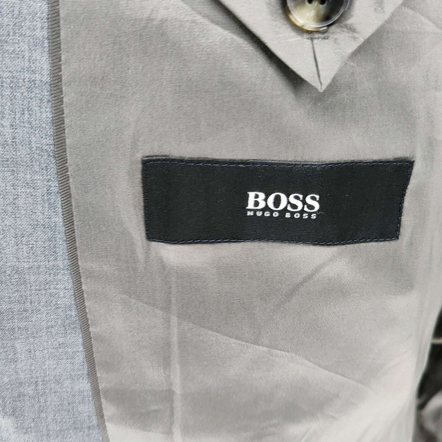Boss Hugo Boss Gray Johnsont5/Lenon1 Johnston Lenon Suit Jacket (42L)