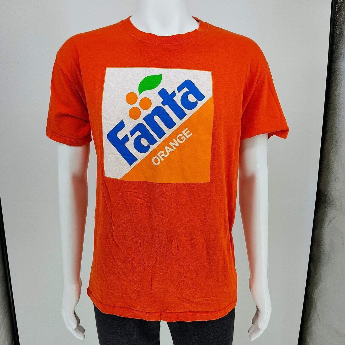 2018 Fruit of the Loom x Coca-Cola Fanta Orange Graphic T-Shirt (L)