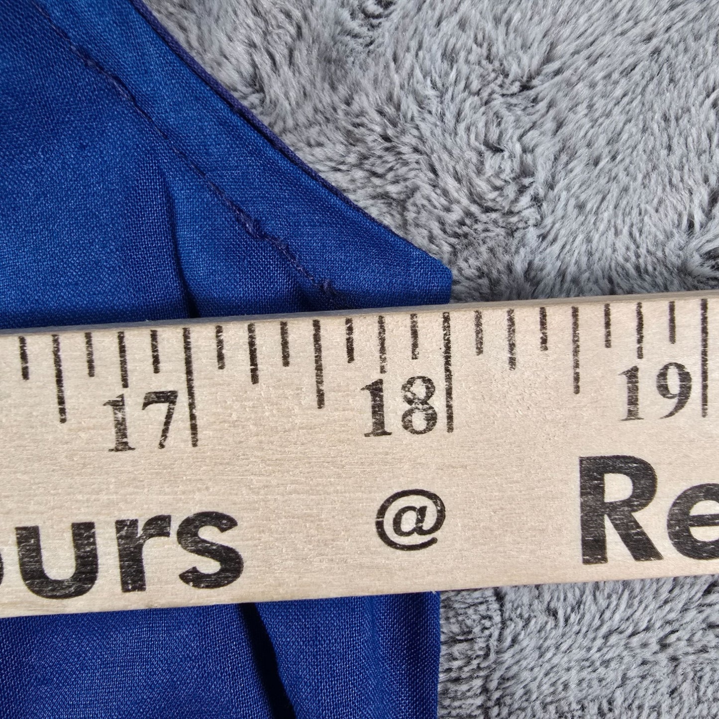 Vintage 1960s Royal Blue Sleeveless Minimalist A-Line Midi Shift Dress (M)