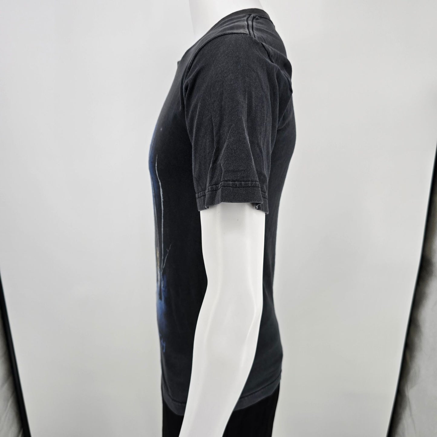 Wild 1990s Human-i-ties "Wild Earth" Moonlit Forest Wolf Graphic T-Shirt (S)