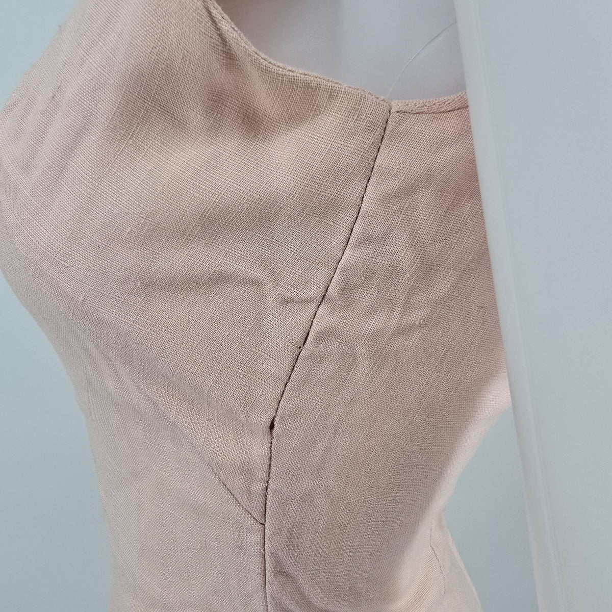 Vintage 1960s Safinia Saks Fifth Avenue Exclusive Pink Fit & Flare Dress (XS)