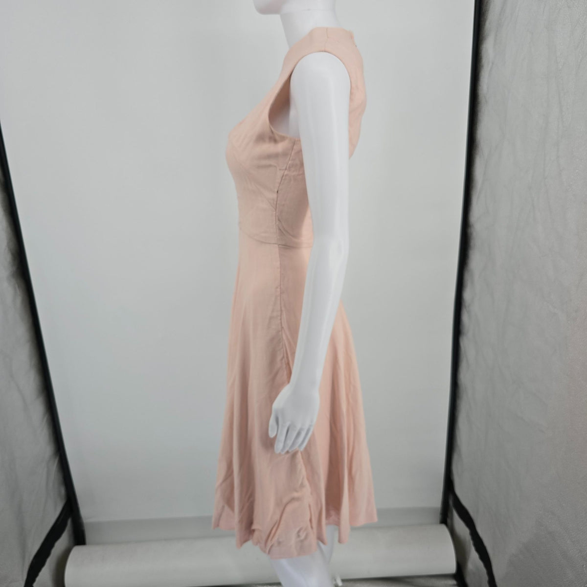 Vintage 1960s Safinia Saks Fifth Avenue Exclusive Pink Fit & Flare Dress (XS)