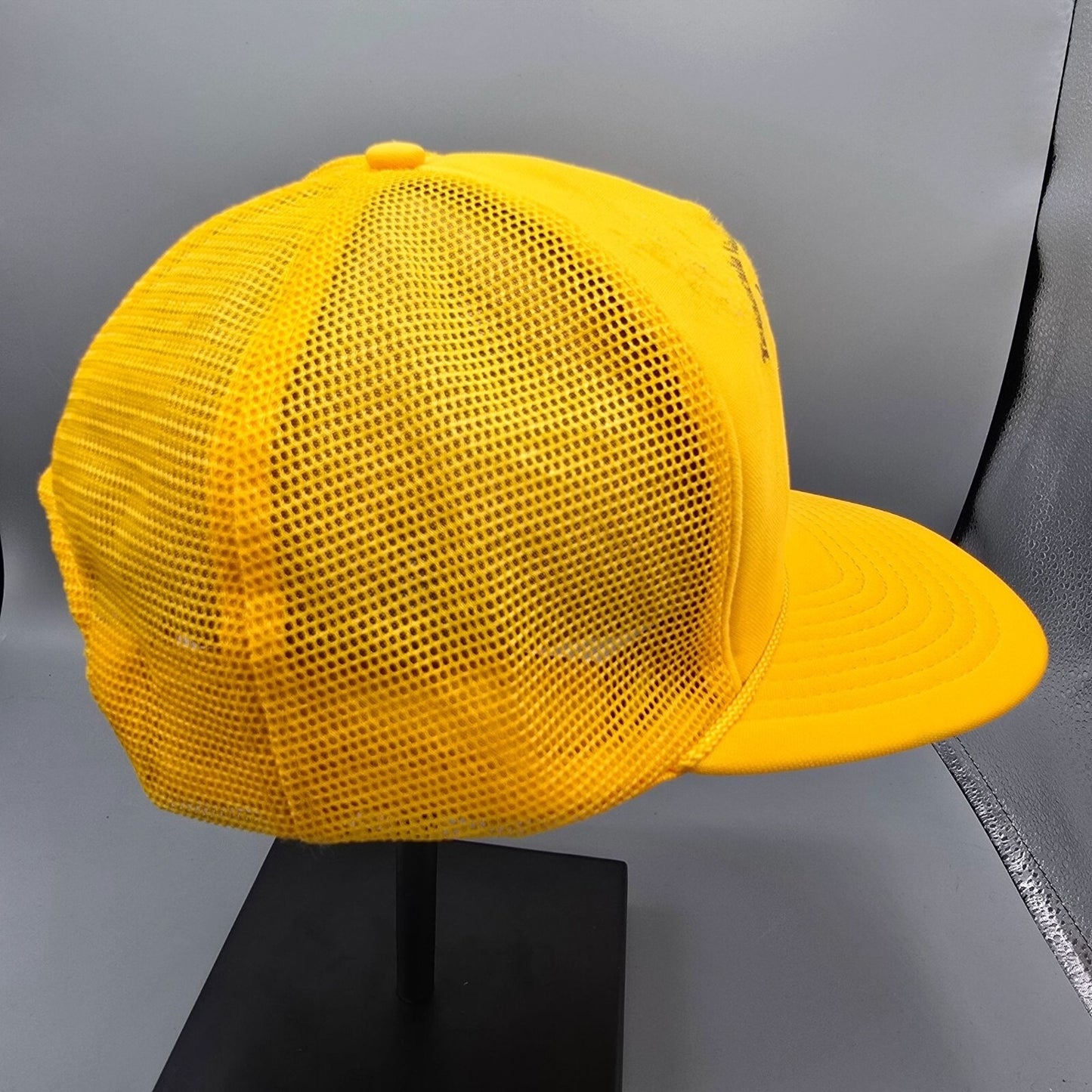 Distressed Temecula Valley Pop Warner Bear Football Yellow Snapback Trucker Hat
