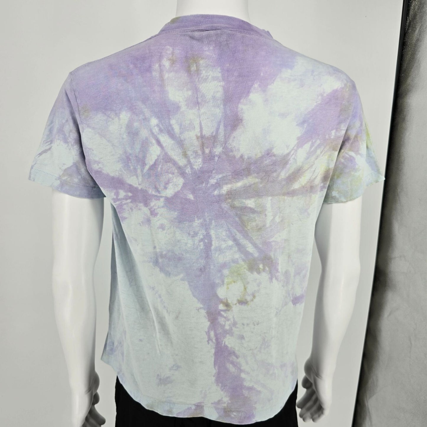 Vintage 1990s HEAVY Pastel Tie-Dye Jerry Werner Skiing Graphic T-Shirt (M)