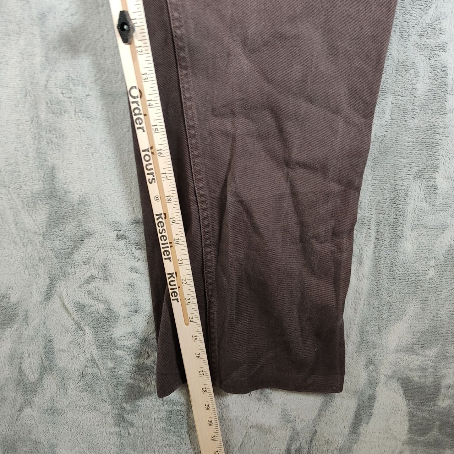 Southpole Authentic Collection Y2K Mens Boot Cut High Rise Brown Jeans Size 38