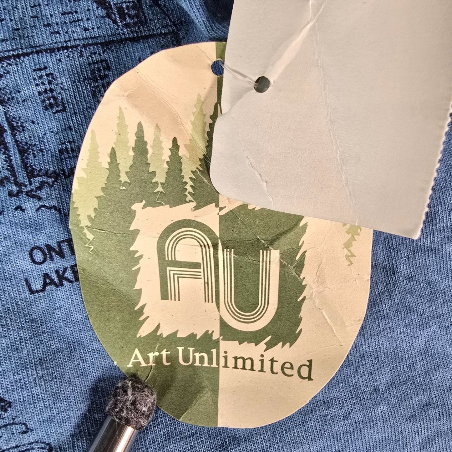 Vintage Deadstock NWT 1990s Art Unlimited Great Lakes Lighthouses AOP T-Shirt XL