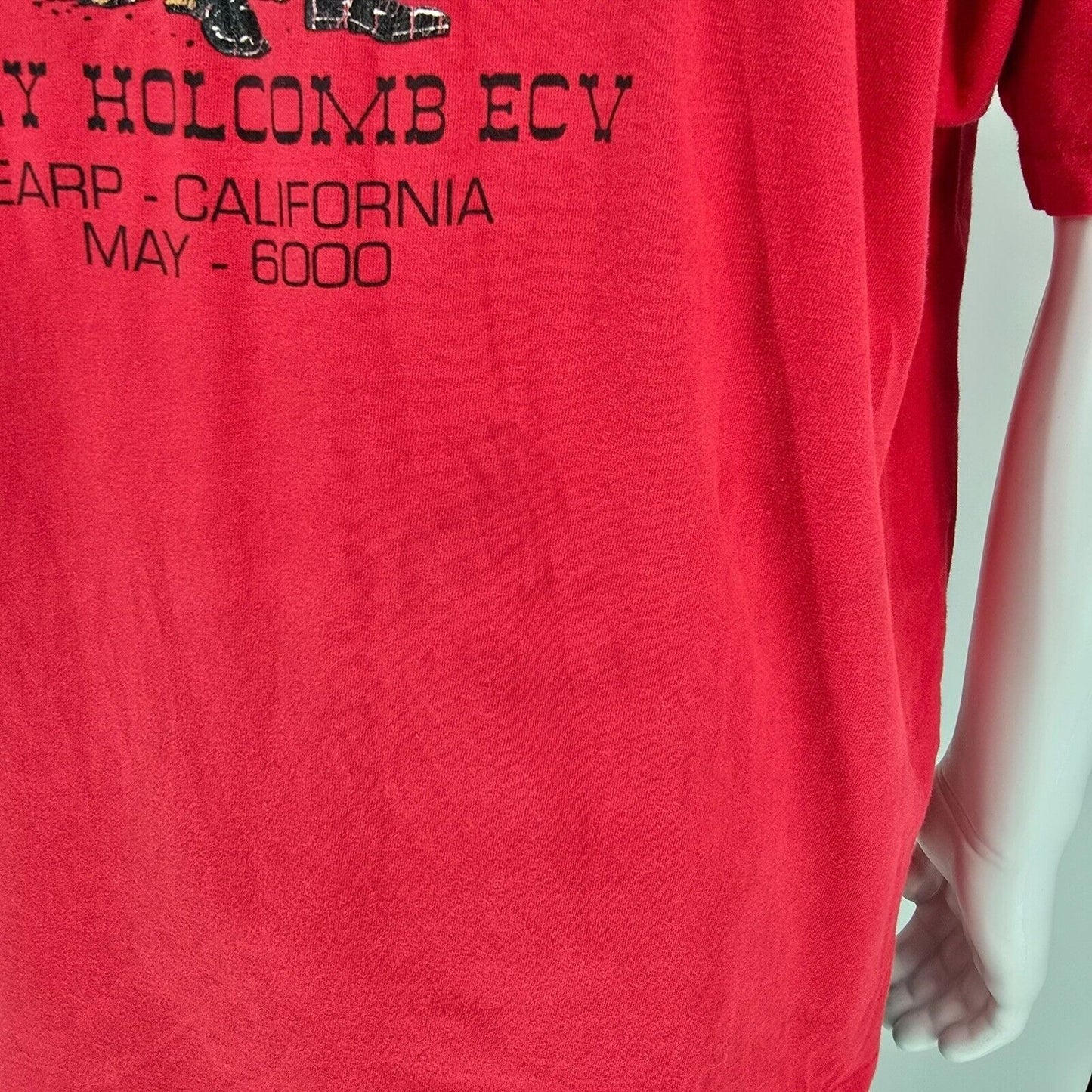 Vintage 1990s E Clampus Vitus Wyatt Earp Was Here Pocket T-Shirt (XL/XXL)