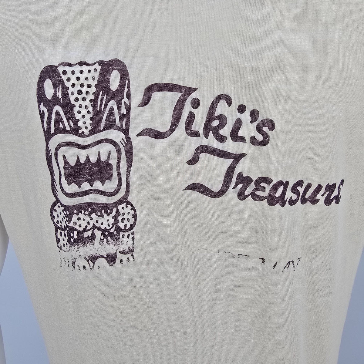 Vintage 1980s 1984 The Lite Great Cape May Foot Race/Tiki's Treasure T-Shirt (M)